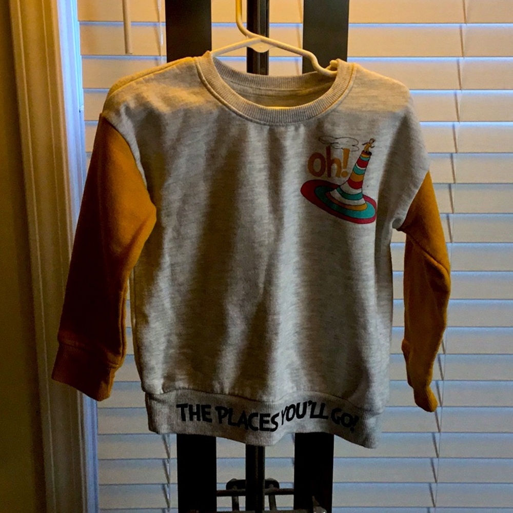 Dr.Seuss sweat shirt 4t